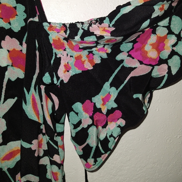 NWT TANYA TAYLOR Shiloh Silk Mosaic Floral Dress - Picture 6 of 9